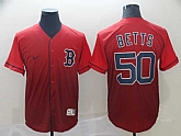 Red Sox 50 Mookie Betts Red Drift Fashion Jerseys,baseball caps,new era cap wholesale,wholesale hats